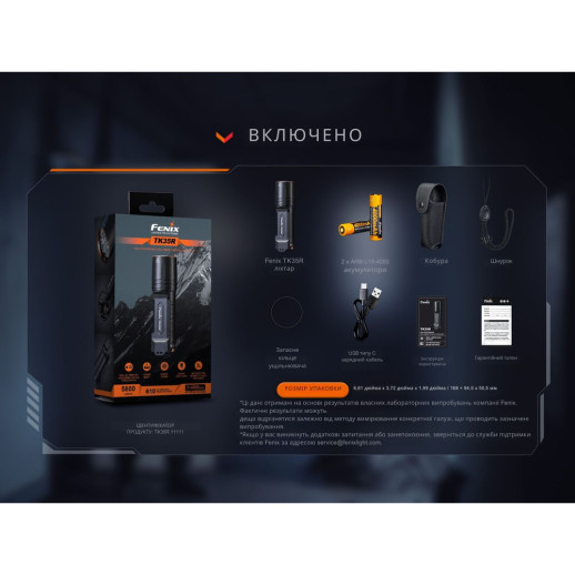 Фонарь тактический Fenix ​​TK35R