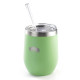 Термокружка с трубочкой GSI Outdoors Glacier Stainless Vacuum 12 fl.oz.Tumbler (зеленый)