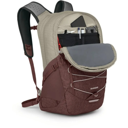 Рюкзак Osprey Quasar 26 sawdust tan/raisin red - O/S - бежевый/бордовый