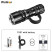 Фонарь Wurkkos TD07 Type C fast charging port +18350 Battery 1300lm, черный