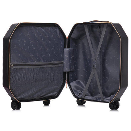 Чемодан Semi Line 24" (M) Black (T5821-4)