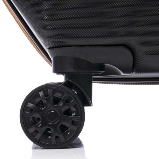 Чемодан Semi Line 24" (M) Black (T5821-4)