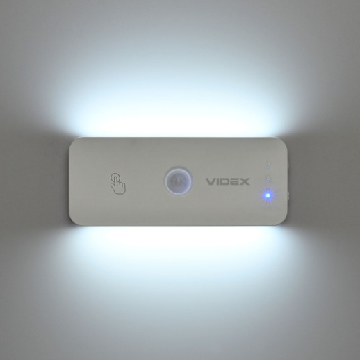 Светильник аккумуляторный с датчиком движения VIDEX VL-NL053W-S