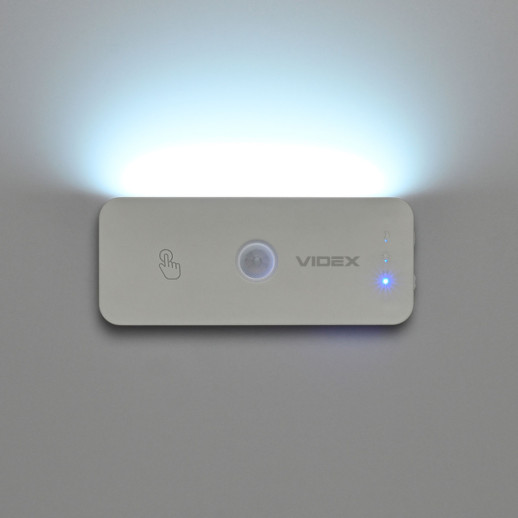 Светильник аккумуляторный с датчиком движения VIDEX VL-NL053W-S