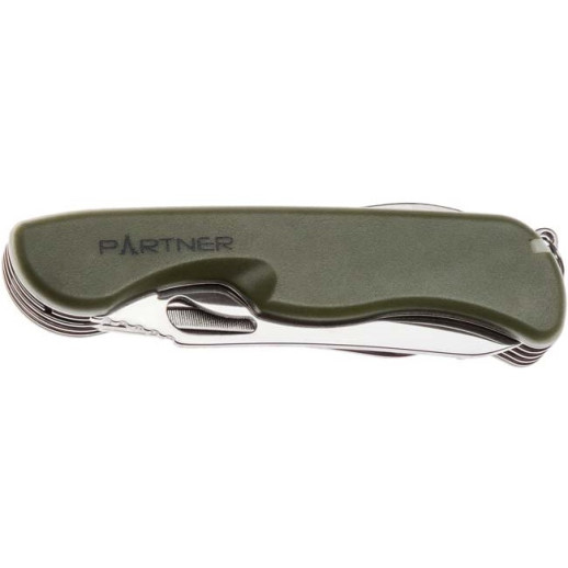 Нож Partner HH042014110OL, olive, 10 инструментов