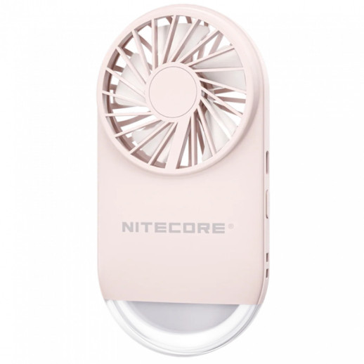Портативный вентилятор Nitecore NEF02 (подсветка), розовый