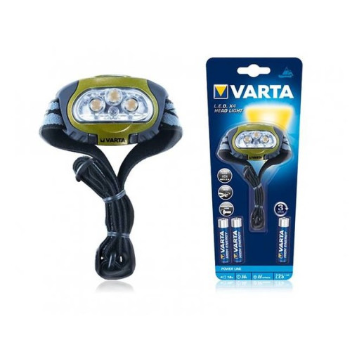 Налобный фонарь Varta Sports Head Light LED x4 3AAA