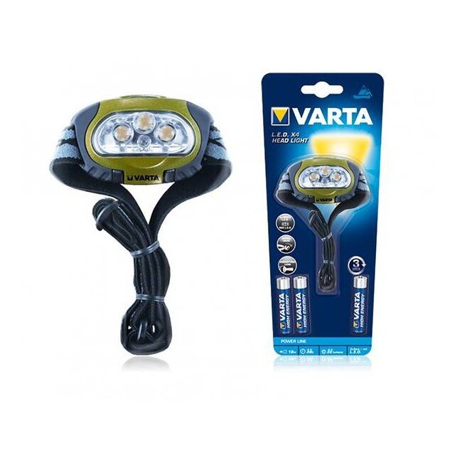 Налобний ліхтар Varta Sports Head Light LED x4 3AAA