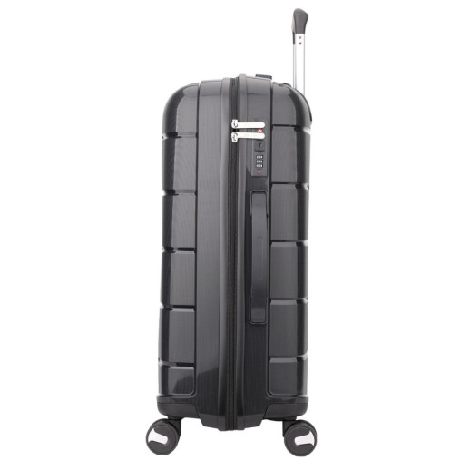 Чемодан Semi Line 24" (M) Black (T5908-3)