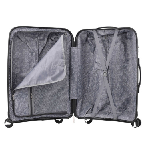 Чемодан Semi Line 24" (M) Black (T5908-3)