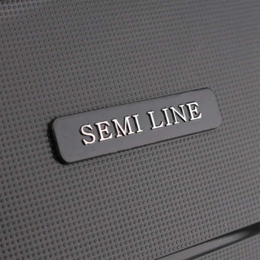 Чемодан Semi Line 24" (M) Black (T5908-3)