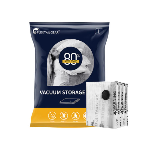 Вакуумные пакеты Flextail, размер M (50х70 см), 4 шт.