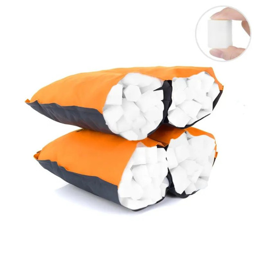 Самонадувающаяся подушка Naturehike Sponge automatic Inflatable Pillow (NH17A001-L), оранжевый