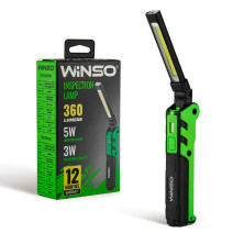 Фонарь портативный Winso 360Lm, 5W COB + 3W, 2000mAh, White