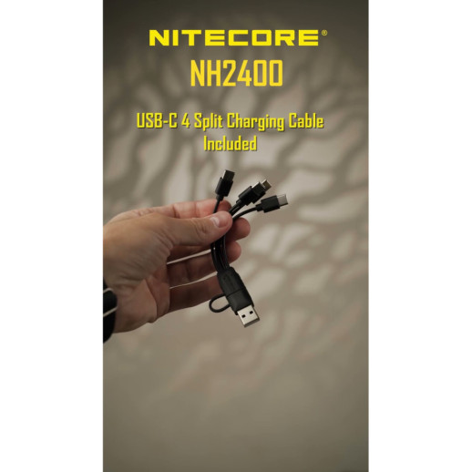 Аккумулятор Li-Ion AA Nitecore NH2400 1,5V (2400 mAh, USB Type-C), защищенный