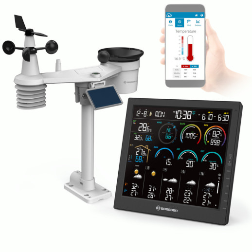 Метеостанция Bresser 4CAST 10" WiFi Weather Station 8-in-1 (15198) (932389)