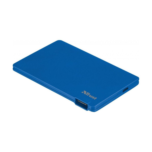 Портативная батарея Trust Power Bank 2200T Ultra-thin Charger (синяя)