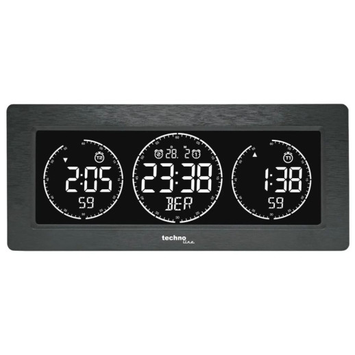 Часы настольные Technoline WT458 Black (WT458)