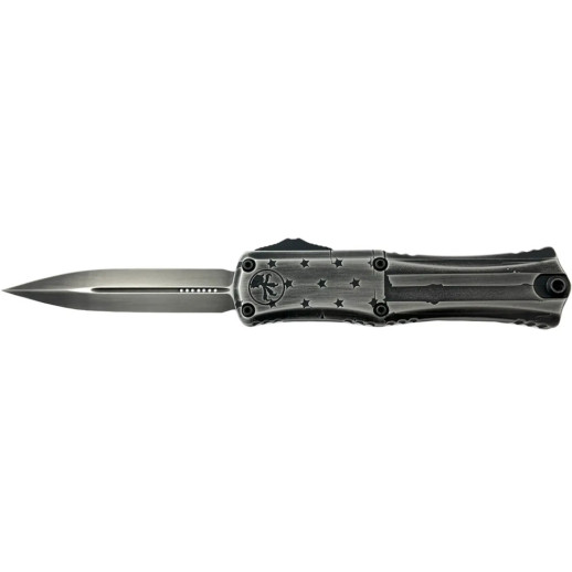 Нож Microtech Hera II Mini D/E 2.95" Dark Flag Standard gray