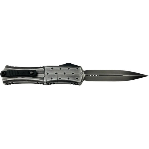 Нож Microtech Hera II Mini D/E 2.95" Dark Flag Standard gray
