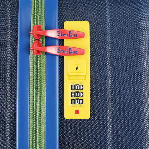 Чемодан Semi Line 20" (S) Blue (T5807-1)