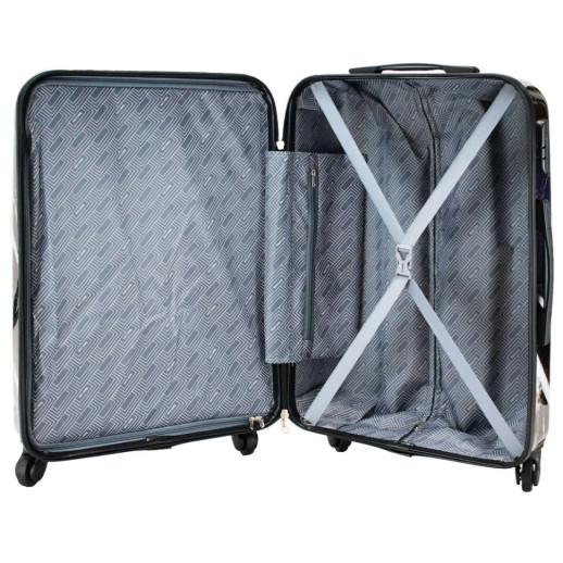 Чемодан Semi Line 28" (L) Black Marble (T5730-3)