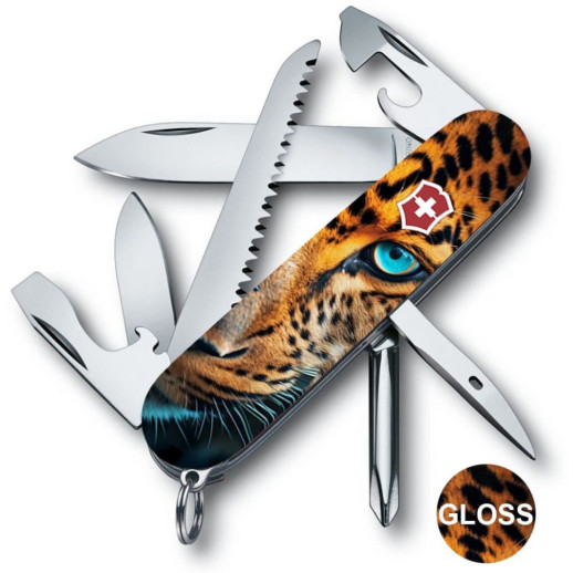Складной нож Victorinox HIKER ANIMAL Леопард