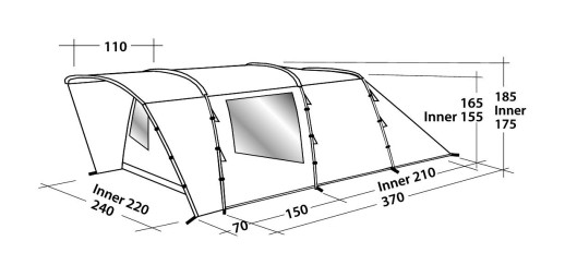 Палатка Easy Camp Palmdale 400, 43269