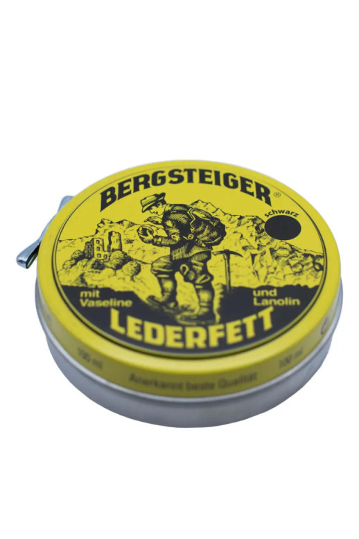 Водоотталкивающая пропитка для обуви HeySport Bergsteiger-Leather-Grease black 100 ml (20880200)