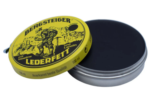 Водоотталкивающая пропитка для обуви HeySport Bergsteiger-Leather-Grease black 100 ml (20880200)