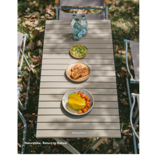 Складной стол Naturehike Star Jane T01 CNK2550JJ018, 119х60 см, углеродистая сталь, бежевый