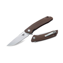 Складной нож Bestech Knives SPIKE Nylon+ Glass fiber, бежевый
