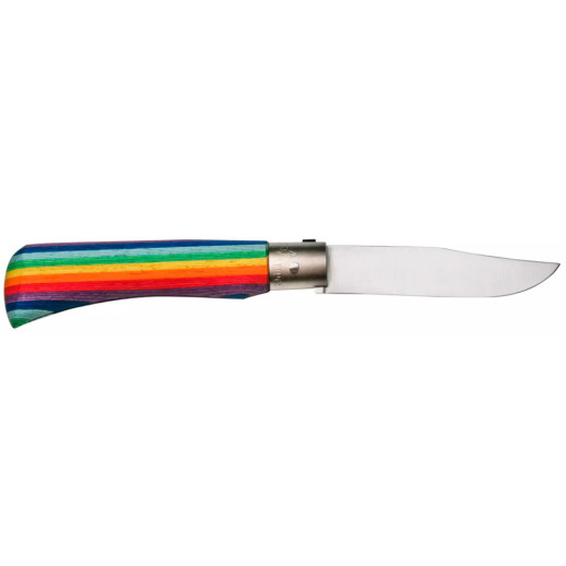 Нож Old Bear Rainbow M, 420 steel, wood handle, rainbow