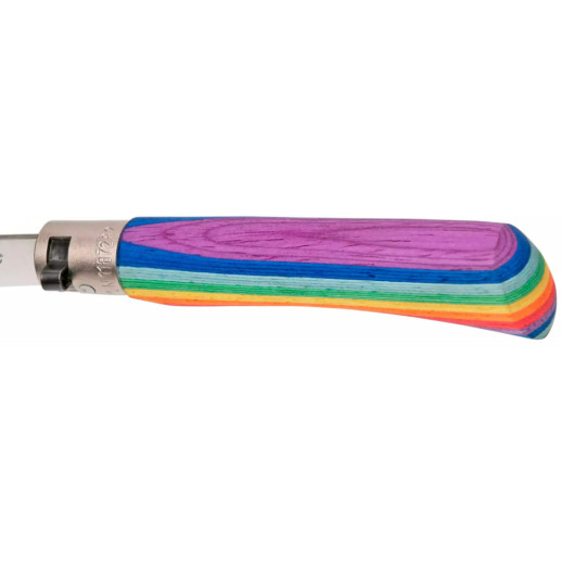 Нож Old Bear Rainbow M, 420 steel, wood handle, rainbow