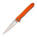 Нож Artisan Shark Black Blade, D2, G10 Flat orange