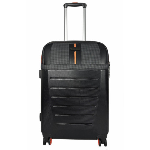 Чемодан Semi Line 24" (M) Black/Orange Line (T5734-2)