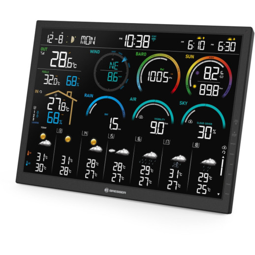 Метеостанция Bresser 4CAST 18,5" WiFi Weather Station 8-in-1 (15197) (932008)