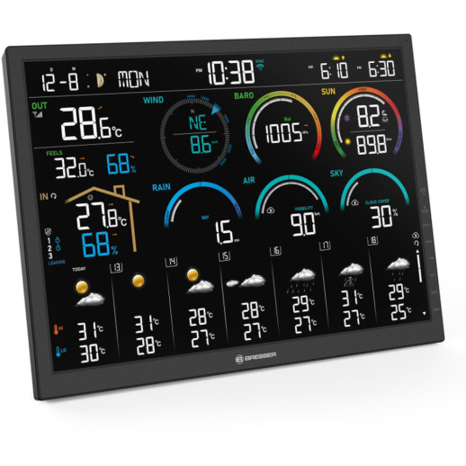 Метеостанция Bresser 4CAST 18,5" WiFi Weather Station 8-in-1 (15197) (932008)
