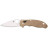 Нож Spyderco Manix 2 Brown Canvas Micarta brown