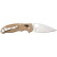 Нож Spyderco Manix 2 Brown Canvas Micarta brown