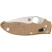 Нож Spyderco Manix 2 Brown Canvas Micarta brown