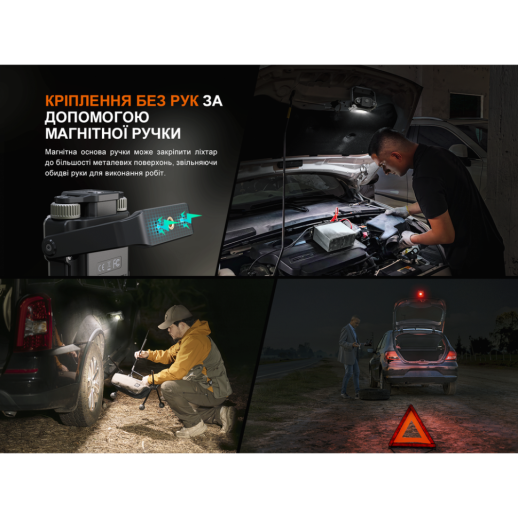 Фонарь прожектор Fenix CL27R зеленый (поврежденная упаковка)