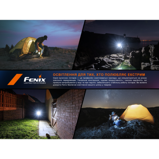 Фонарь прожектор Fenix CL27R зеленый (поврежденная упаковка)