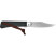 Нож Main Knives Workers line, black pressed wood handle, clip point blade and PU black