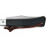 Нож Main Knives Workers line, black pressed wood handle, clip point blade and PU black