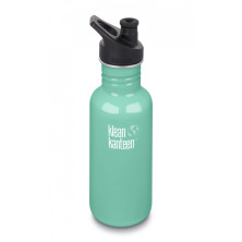 Спортивная бутылка для воды Klean Kanteen Classic Sport Cap 532 мл, бирюзовая