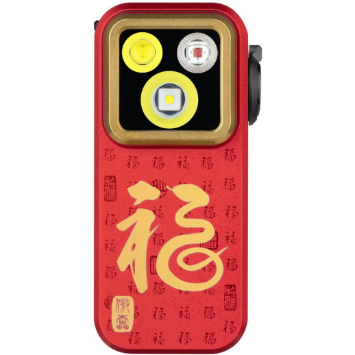 Фонарь Olight Oclip Pro Fortune Snake Special Edition Red