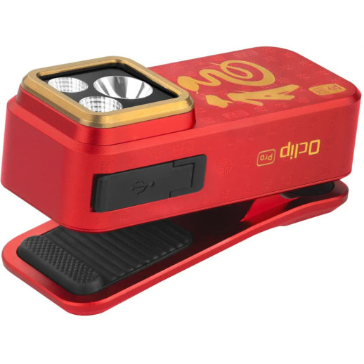 Фонарь Olight Oclip Pro Fortune Snake Special Edition Red