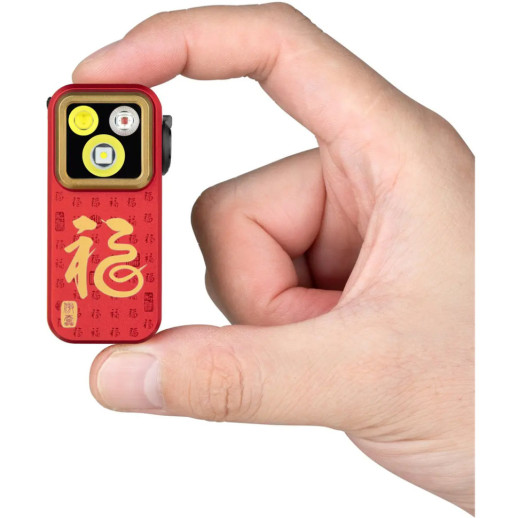 Фонарь Olight Oclip Pro Fortune Snake Special Edition Red