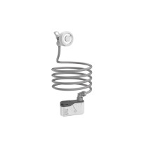 Душ портативный с насосом на аккумуляторе Flextail Max Shower с чехлом, белый